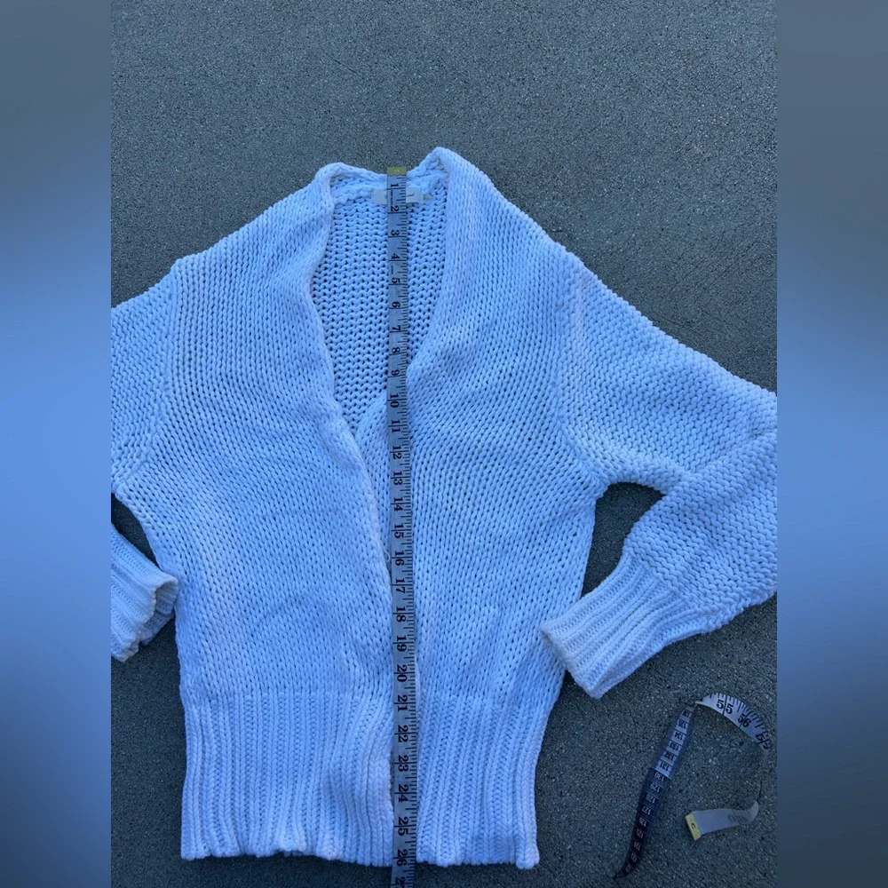 Mustard Seed Cozy White Women's Cardigan Size Small - Picture 5 of 10